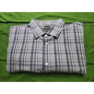 Jos. A. Bank Reserve Traditional Fit Long Sleeve Plaid Men's Dress Shirt Size 2X